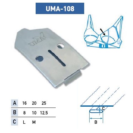 Приспособление UMA-108 20-10 мм M