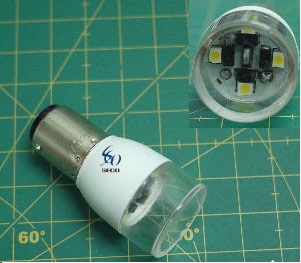 Лампочка LED, байонет, тип 2 (BA15D-LED/SMD)