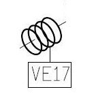 Пружина VE17 (original)