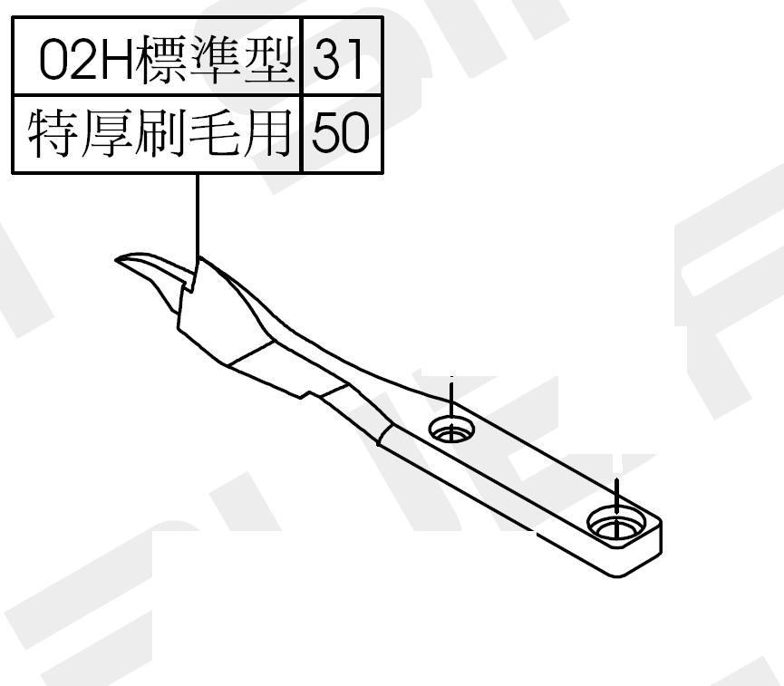 Направитель материала SR-07402631 (460-02H-RH) (original)