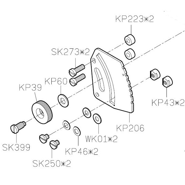 Пластина KP206-A (original)