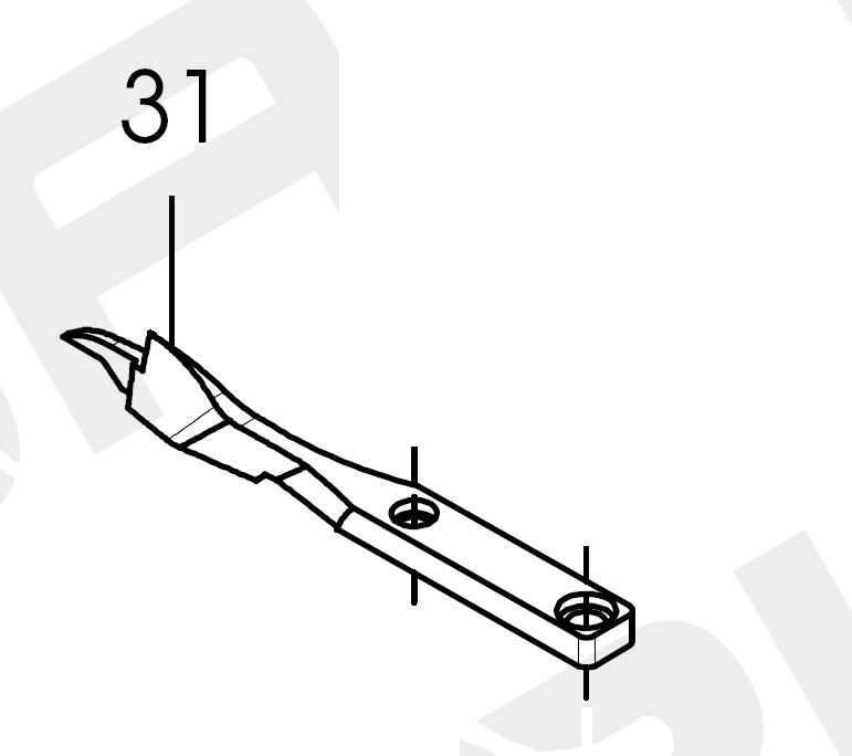 Направитель материала SR-07401831 (460-02) (original)