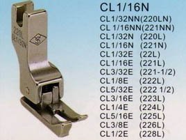 Лапка для отстрочек CL 1/16"N (=CL15N)