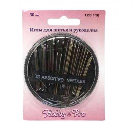 Hobby&Pro Набор ручных игл на диске, 30 шт. 120110