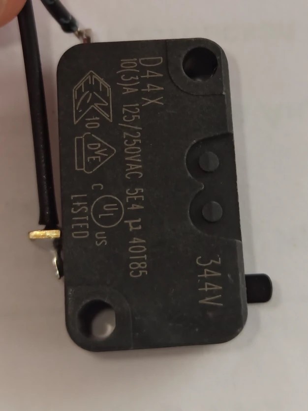 Микропереключатель для утюга CZ-0295CV (D0034)