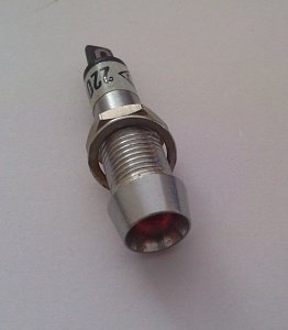 Лампочка сигнальная красная