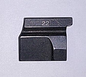 Колодка ножа S37195-001 22 мм
