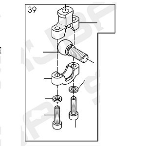 Эксцентрик продвижения нижний SR-07400939 (original)