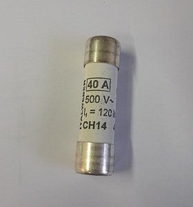 Предохранитель на 40А A0256 (14x51)