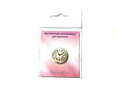 Hobby&Pro Игольница магнитная "Часы" 25*3мм ИГ-8 554860