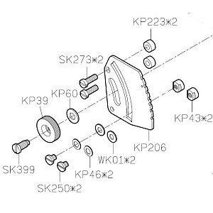 Пластина KP206-A (original)