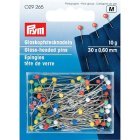 Prym Булавки с жемчужной головкой разноцветные 0,65х38мм 028625