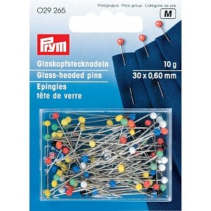 Prym Булавки с жемчужной головкой разноцветные 0,65х38мм 028625