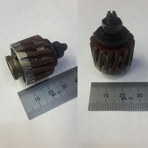 Шестерня ножа D=27mm H=19MM