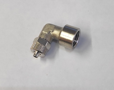 Переходник угловой для трубки ПВХ вн.1/4 CZ-R0640