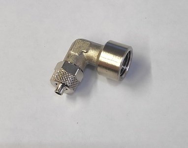 Переходник угловой для трубки ПВХ вн.1/4 CZ-R0640