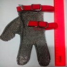 Перчатка кольчужная трехпалая SG313 M (19-21 см) крас
