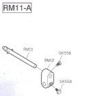 Вал коленоподъемника в сборе RM11-A (original)