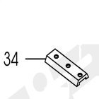 Держатель направителя материала SR-07401834 (original)