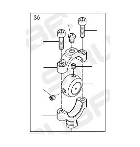 Шатун подъема верхний SR-07400936 (original)