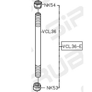 Стержень дышла игловодителя VCL36-E (original)
