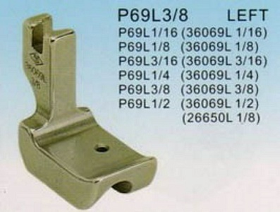 Лапка под кедер P69L 1/8" (36069L)